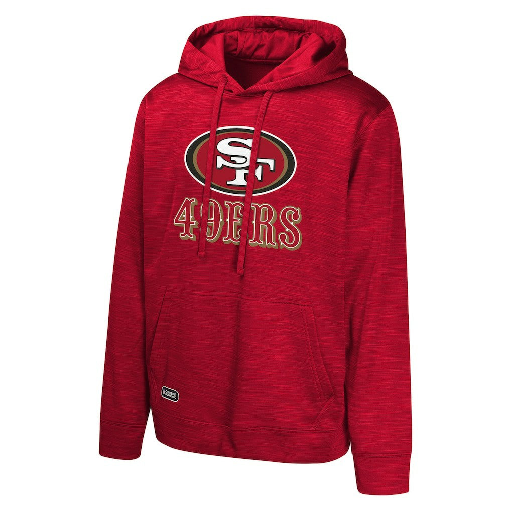 San Francisco 49ers Streak Fleece Pullover Hoodie - Scarlet cheap