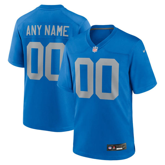 Detroit Lions Alternate Custom Game Jersey - Blue | Nike outlet