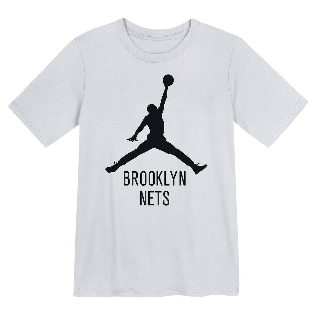 Brooklyn Nets Jordan Brand Preschool Essential Jumpman T-Shirt - White discount