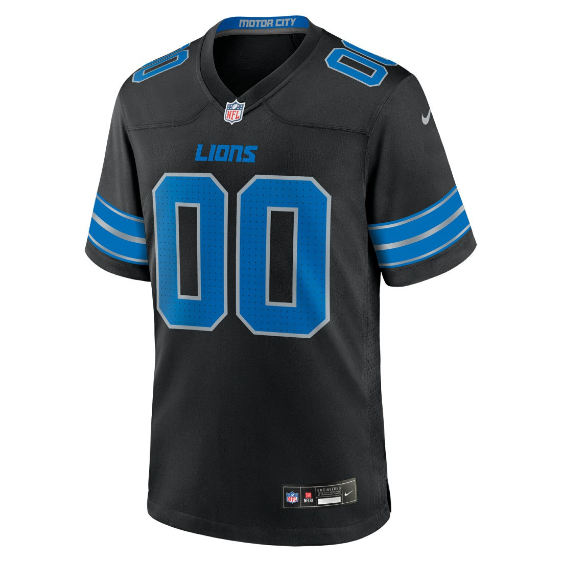 Detroit Lions Alternate Custom Game Jersey - Black | Nike discount