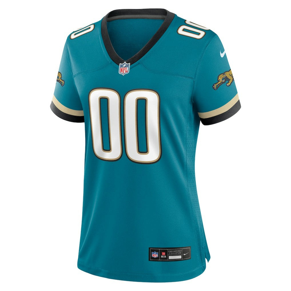 Jacksonville Jaguars Women's Prowler Throwback Custom Game Jersey - Teal | Nike outlet