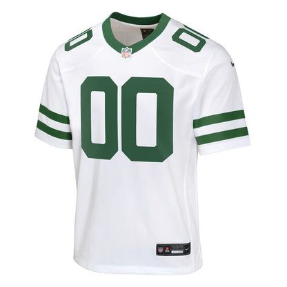 New York Jets Youth Custom Game Jersey - Legacy White | Nike sale