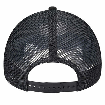 Brooklyn Nets Tip Off A-Frame Trucker 9FORTY Adjustable Hat - Black/Charcoal | New Era online