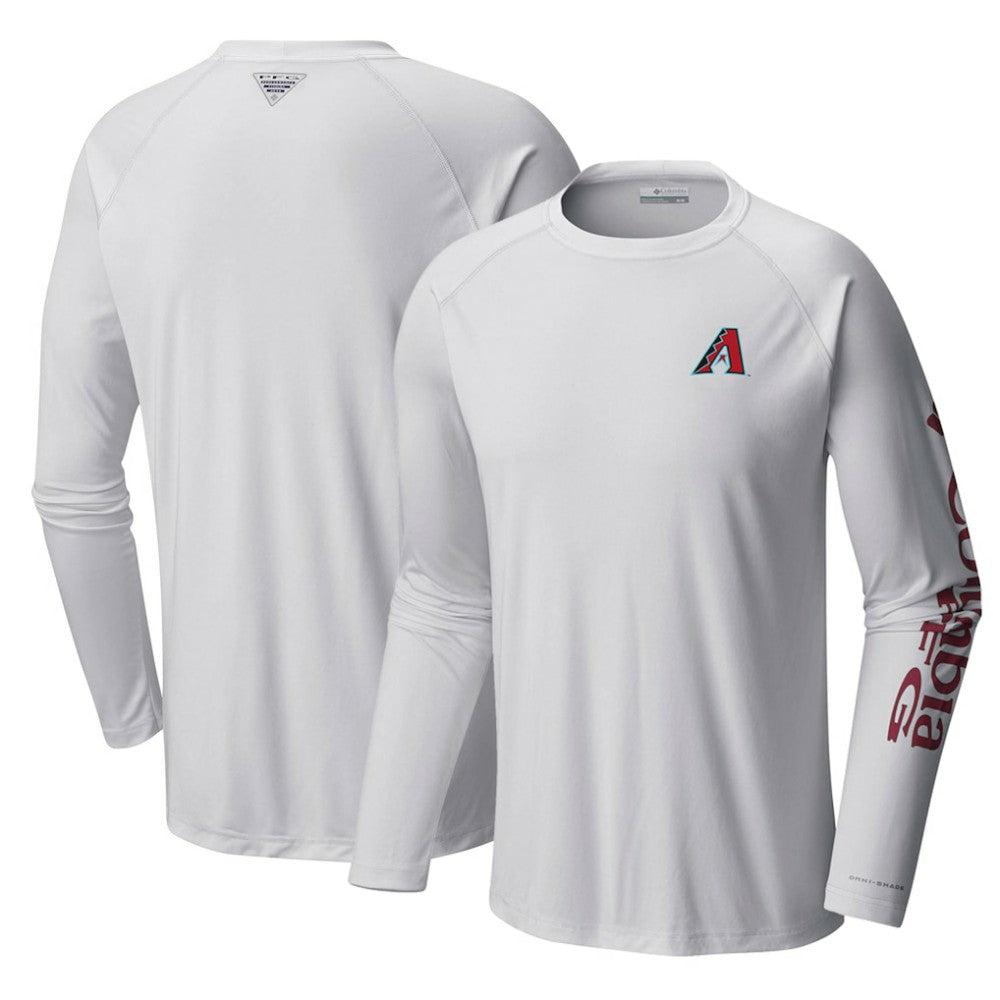 Arizona Diamondbacks Terminal Tackle Long Sleeve T-Shirt - White | Columbia