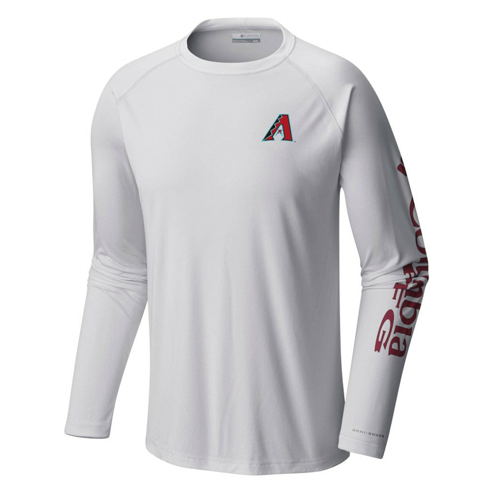 Arizona Diamondbacks Terminal Tackle Long Sleeve T-Shirt - White | Columbia