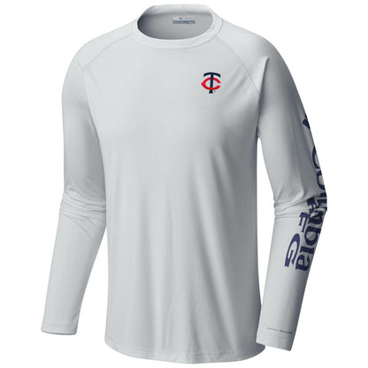 Minnesota Twins Terminal Tackle Long Sleeve T-Shirt - White | Columbia