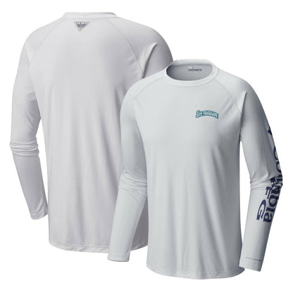 Seattle Mariners Terminal Tackle Long Sleeve T-Shirt - White | Columbia