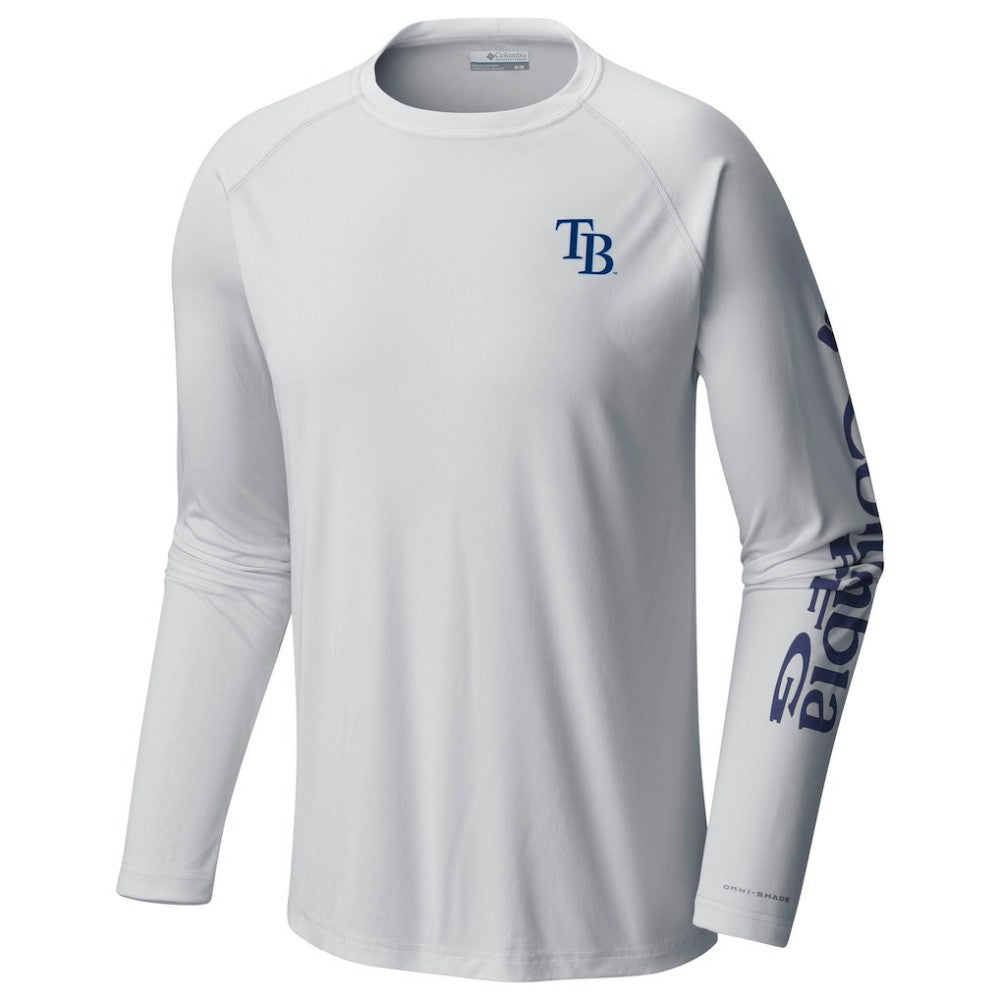 Tampa Bay Rays Terminal Tackle Long Sleeve T-Shirt - White | Columbia