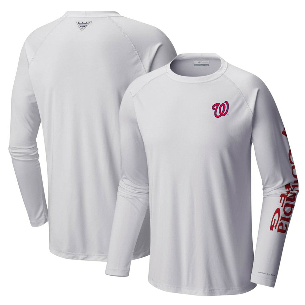 Washington Nationals Terminal Tackle Long Sleeve T-Shirt - White | Columbia