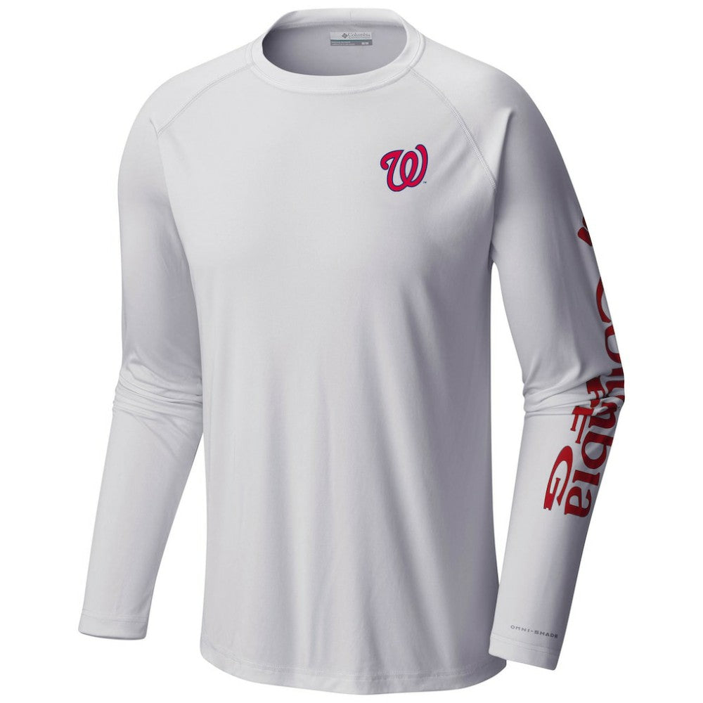 Washington Nationals Terminal Tackle Long Sleeve T-Shirt - White | Columbia