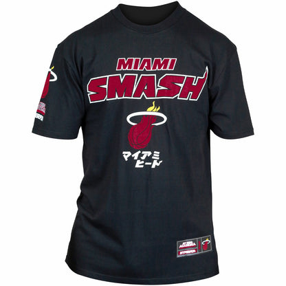 Miami Heat Hyperfly Unisex NBA x My Hero Academia All Might Smash T-Shirt - Black sale