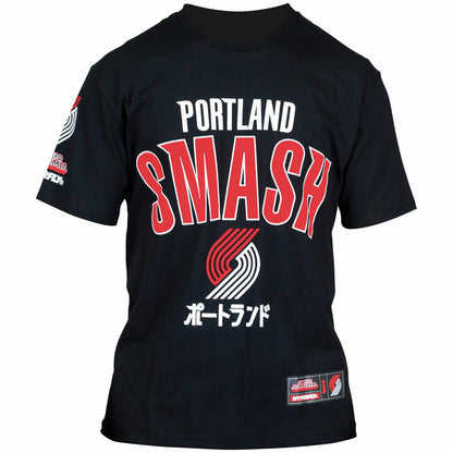 Portland Trail Blazers Hyperfly Unisex NBA x My Hero Academia All Might Smash T-Shirt - Black discount