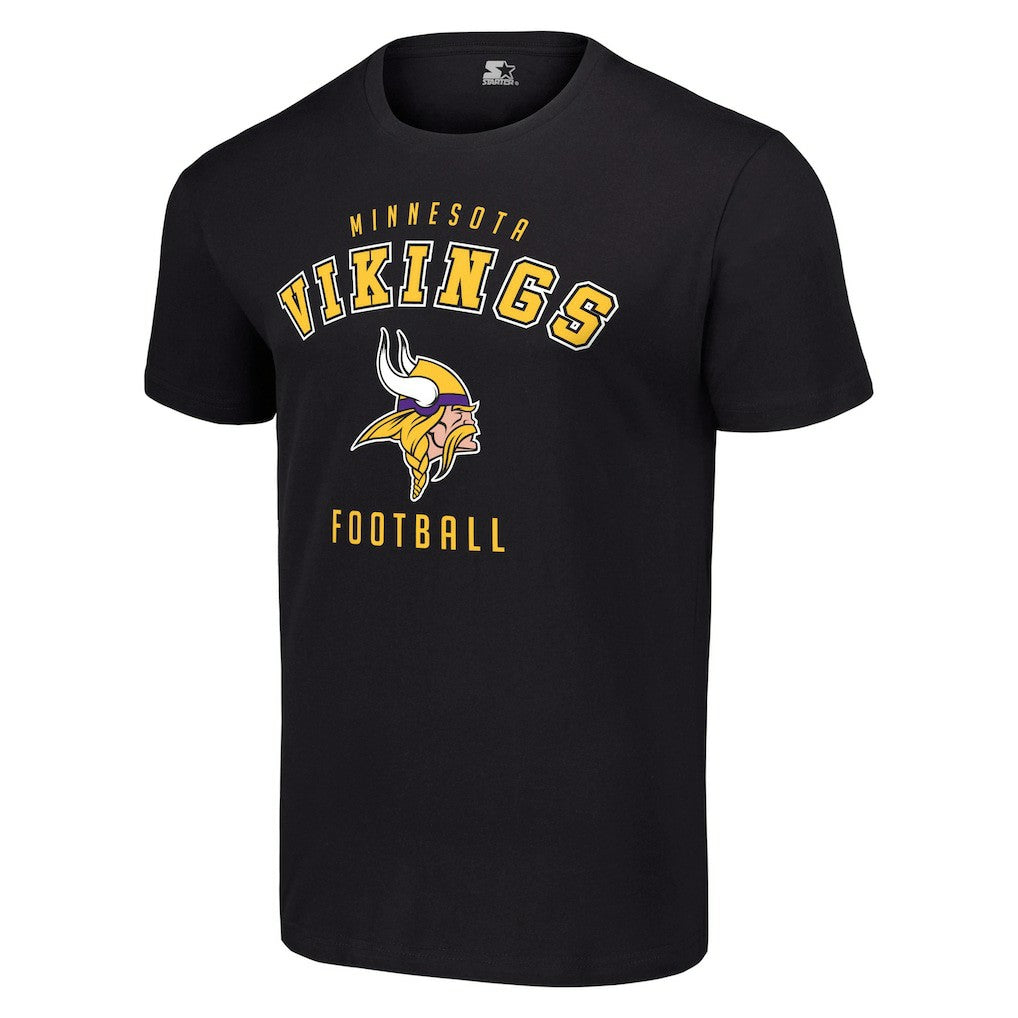 Minnesota Vikings Starter Logo T-Shirt - Black on sale