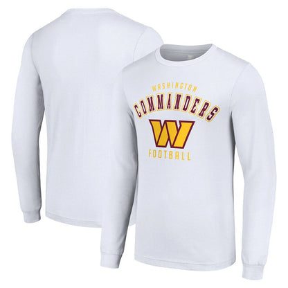 Washington Commanders Starter Long Sleeve T-Shirt - White discount