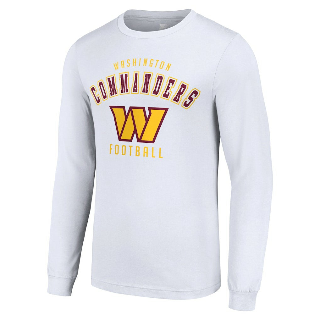 Washington Commanders Starter Long Sleeve T-Shirt - White discount