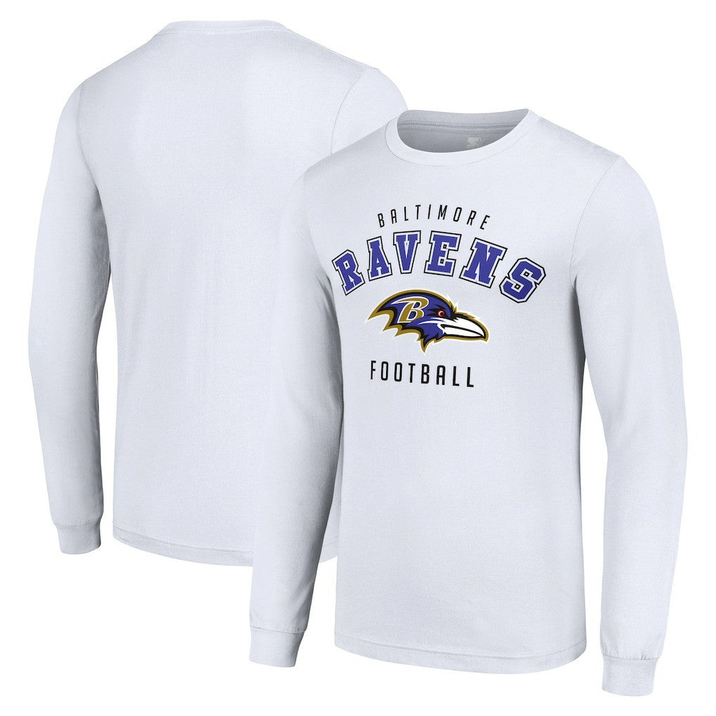 Baltimore Ravens Starter Long Sleeve T-Shirt - White online