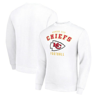 Kansas City Chiefs Starter Team Logo Pullover Sweatshirt - White cheap