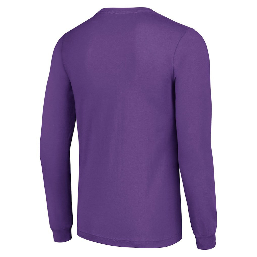 Baltimore Ravens Starter Team Mesh Print Graphic Long Sleeve T-Shirt - Purple cheap