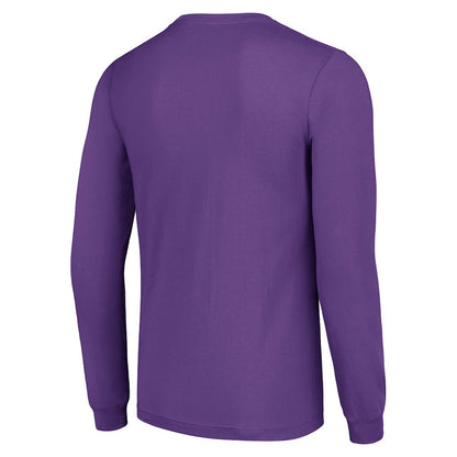 Baltimore Ravens Starter Team Mesh Print Graphic Long Sleeve T-Shirt - Purple cheap