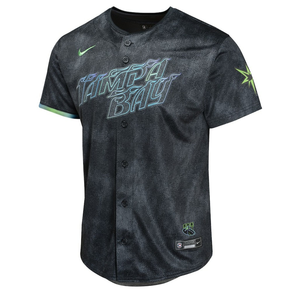 Shane McClanahan Tampa Bay Rays Youth 2024 City Connect Limited Player Jersey - Charcoal | Nike