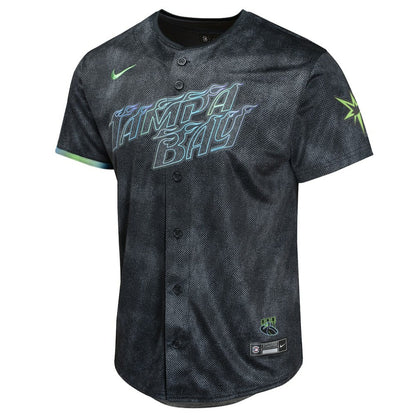 Shane McClanahan Tampa Bay Rays Youth 2024 City Connect Limited Player Jersey - Charcoal | Nike
