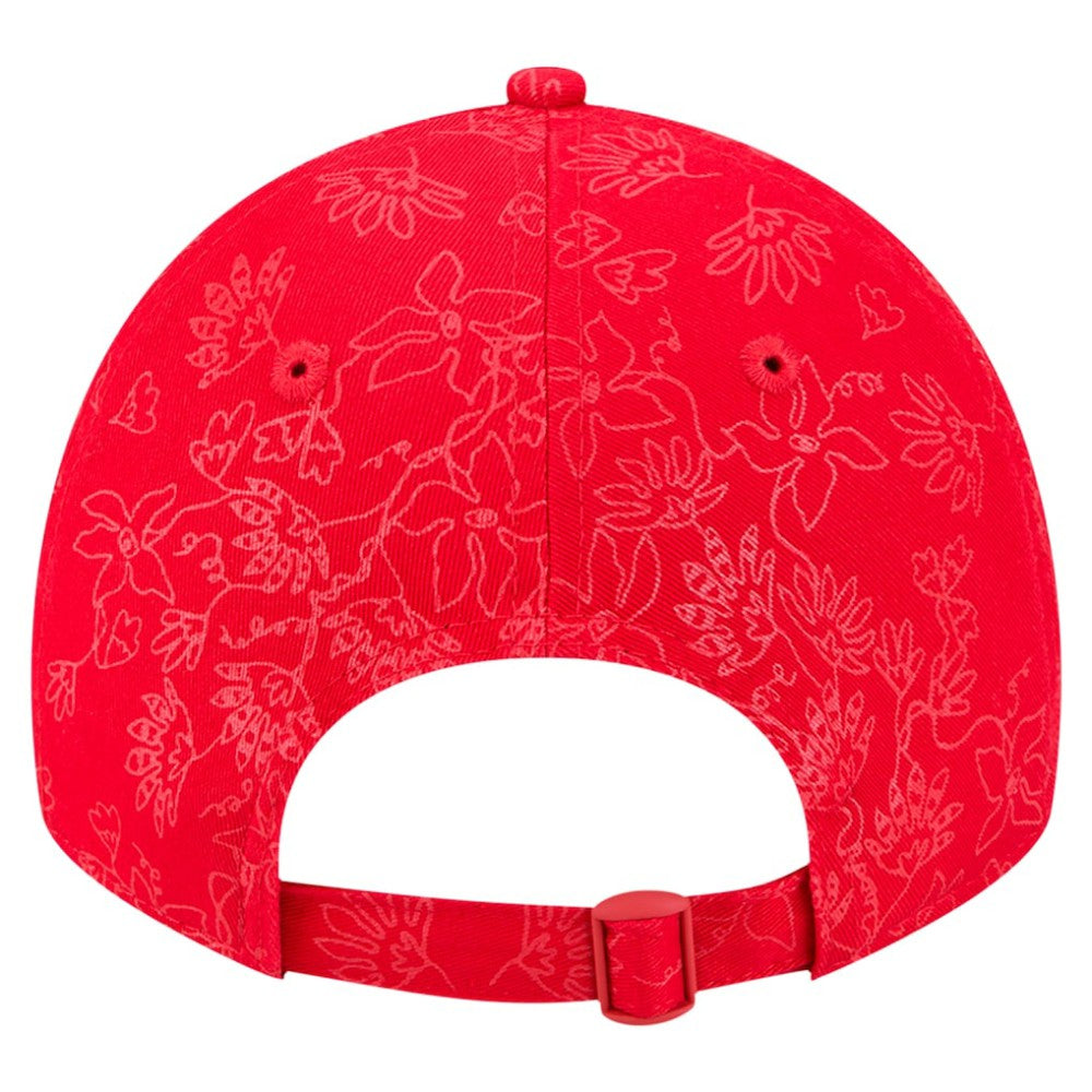 Washington Nationals Women's Tonal Floral 9TWENTY Adjustable Hat - Red | New Era
