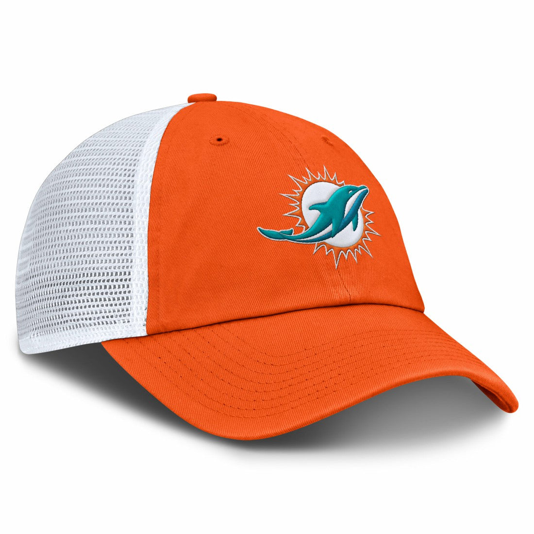 Miami Dolphins Trucker Adjustable Hat - Orange/White cheap