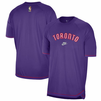 Toronto Raptors 2024/25 Classic Edition Pregame Shooting T-Shirt - Purple | Nike for sale