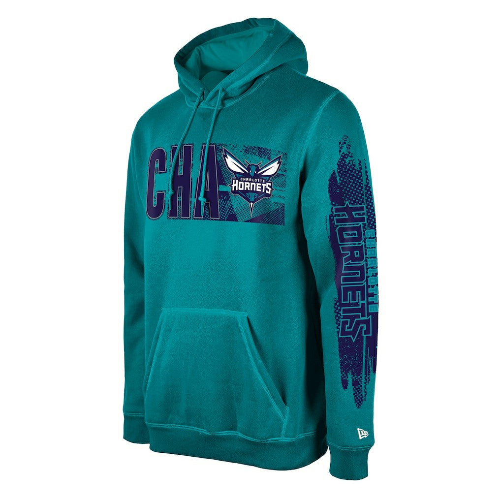 Charlotte Hornets Tip-Off Collection Pullover Hoodie - Teal | New Era for sale