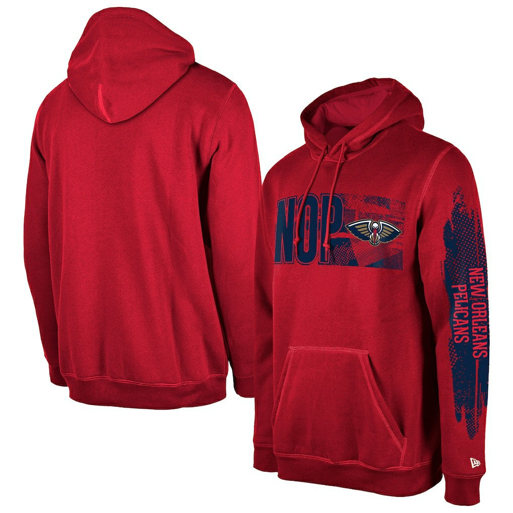 New Orleans Pelicans Tip-Off Collection Pullover Hoodie - Red | New Era cheap
