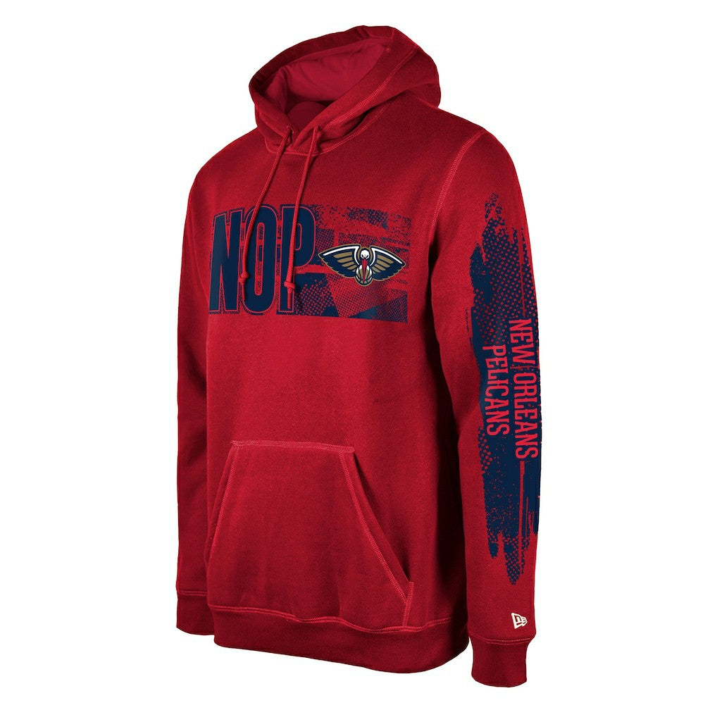 New Orleans Pelicans Tip-Off Collection Pullover Hoodie - Red | New Era cheap