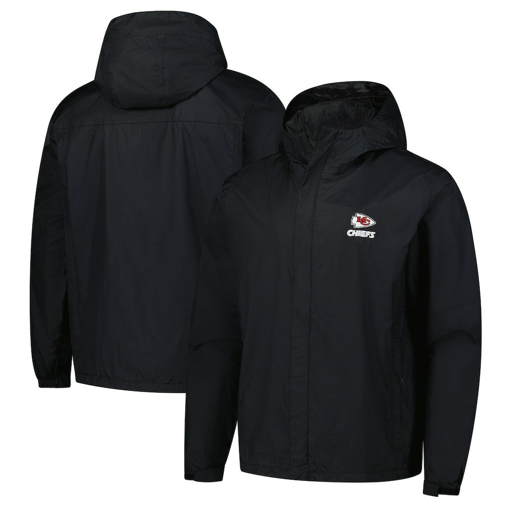 Kansas City Chiefs Dunbrooke Tropic Waterproof Packable Full-Zip Hoodie Jacket  - Black on sale