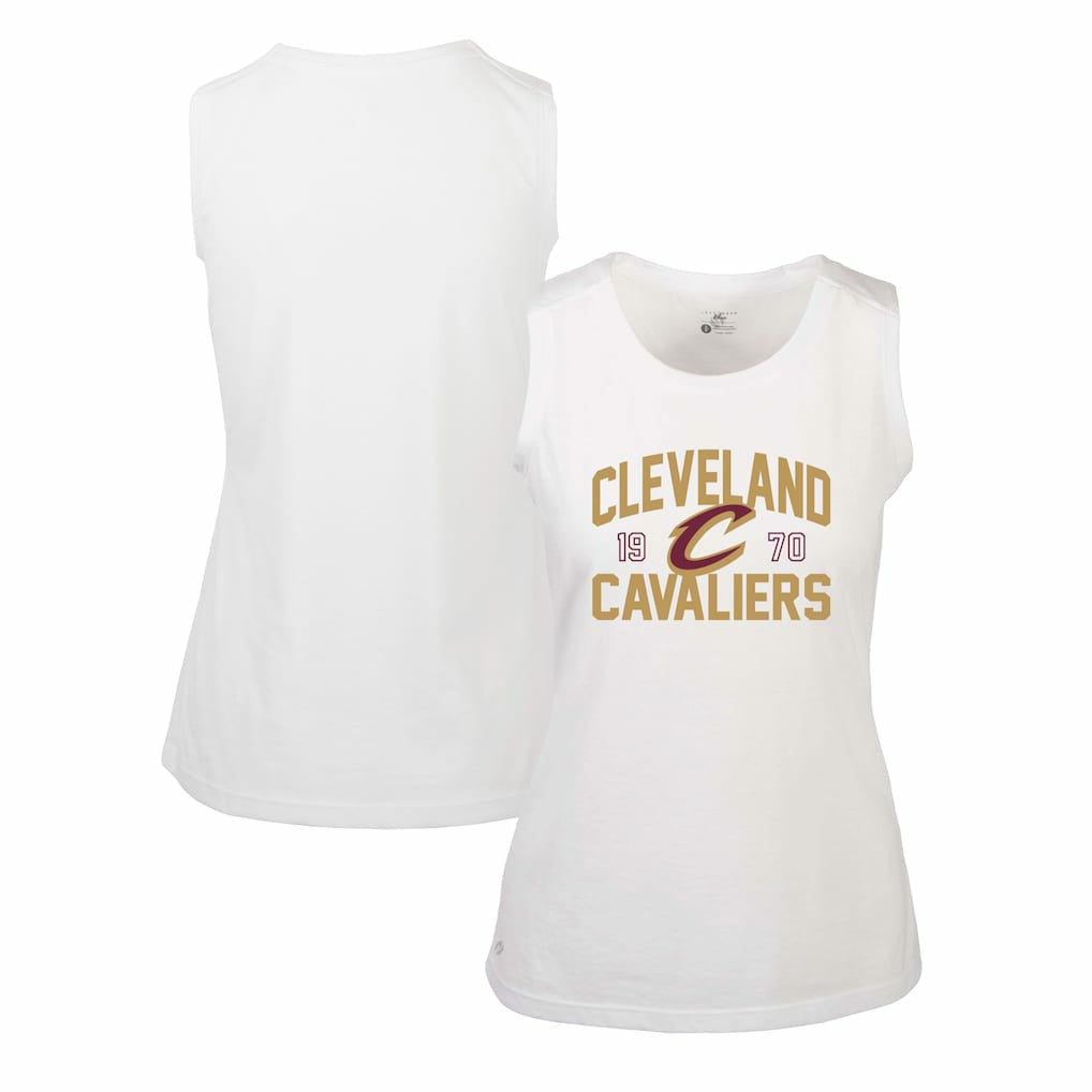 Cleveland Cavaliers Levelwear Women's Macy Tank Top sale - White shop
