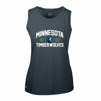 Minnesota Timberwolves Levelwear Women's Macy Tank Top - Navy on sale