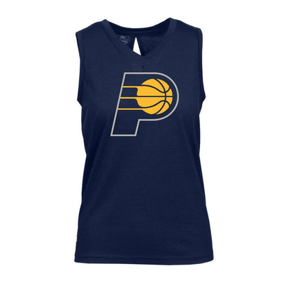 Indiana Pacers Levelwear Women's Paisley Core V-Neck Tank Top - Navy sale