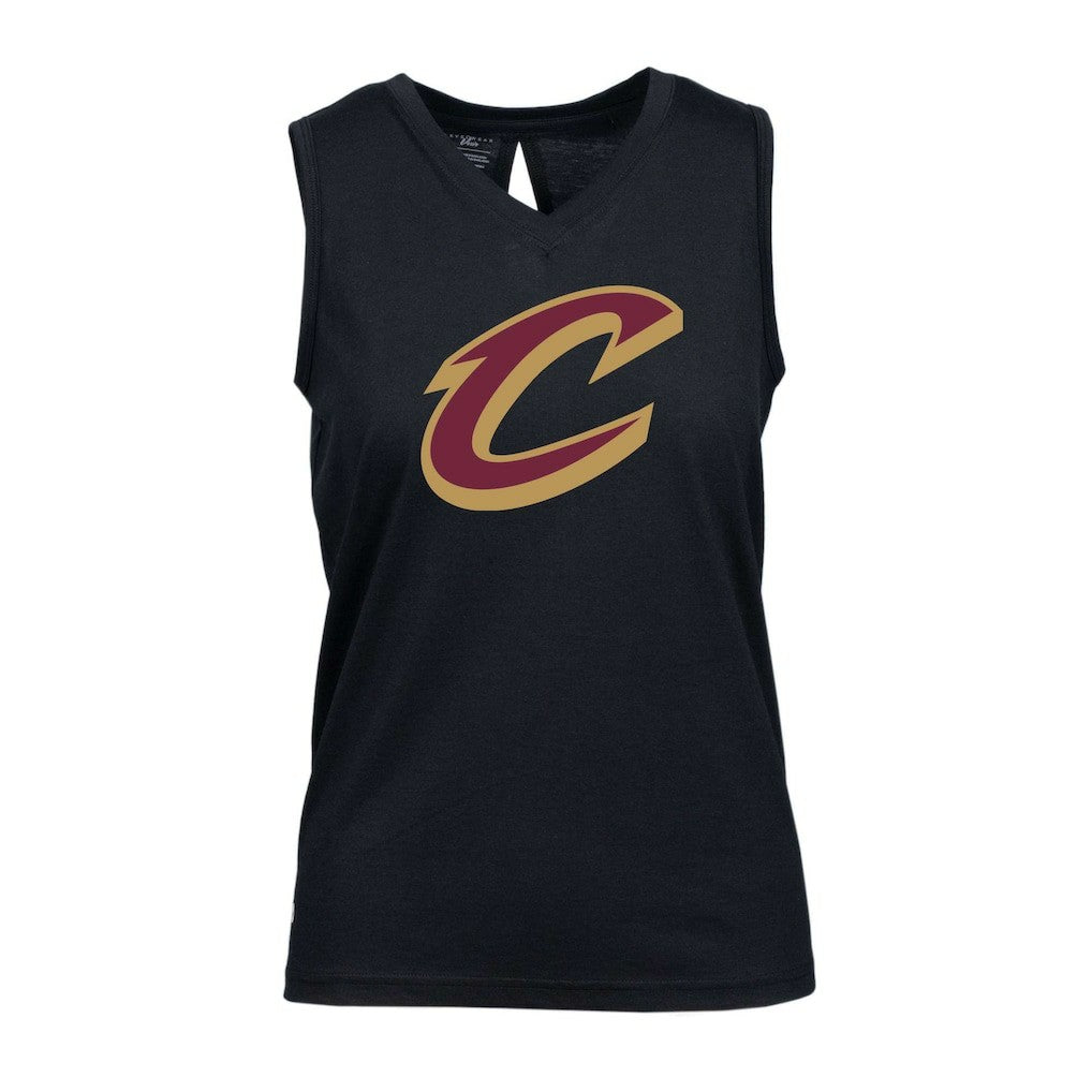 Cleveland Cavaliers Levelwear Women's Paisley Core V-Neck Tank Top sale - Black on sale