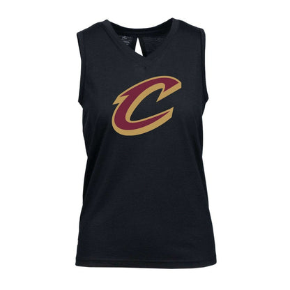Cleveland Cavaliers Levelwear Women's Paisley Core V-Neck Tank Top sale - Black on sale