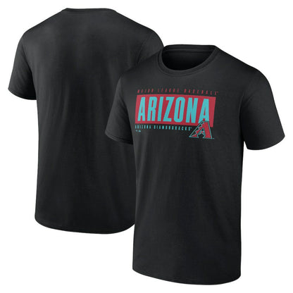 Arizona Diamondbacks Blocked Out T-Shirt - Black