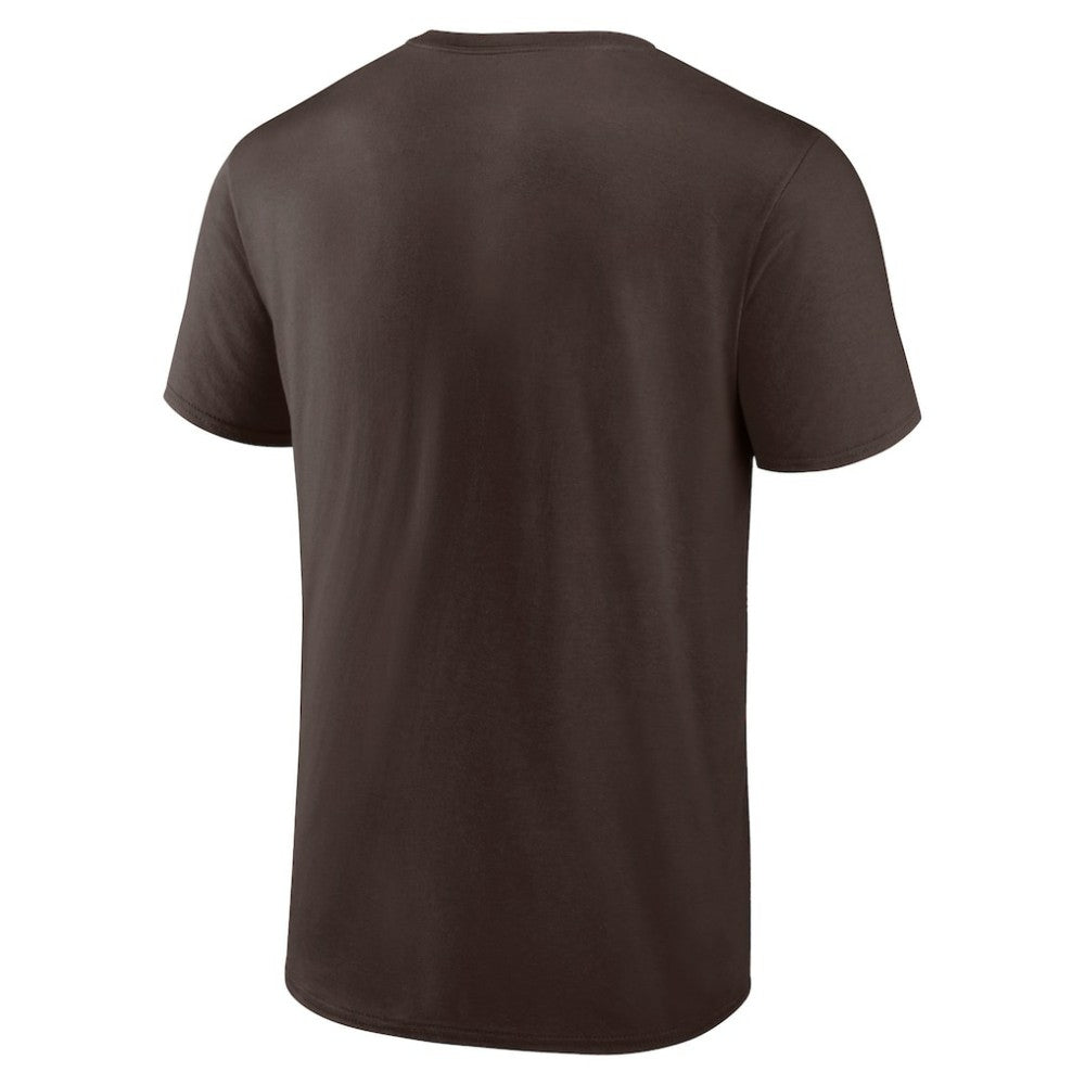 San Diego Padres Blocked Out T-Shirt - Brown