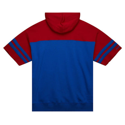 Buffalo Bills Off Field Vintage Logo Short Sleeve Pullover Hoodie - Royal on sale