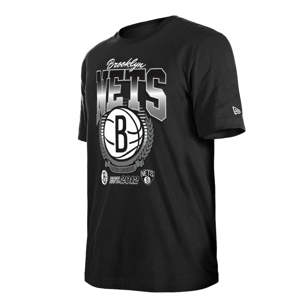 Brooklyn Nets Unisex Summer Classics T-Shirt - Black | New Era outlet
