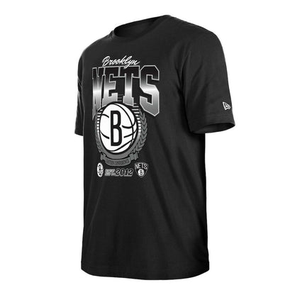 Brooklyn Nets Unisex Summer Classics T-Shirt - Black | New Era outlet