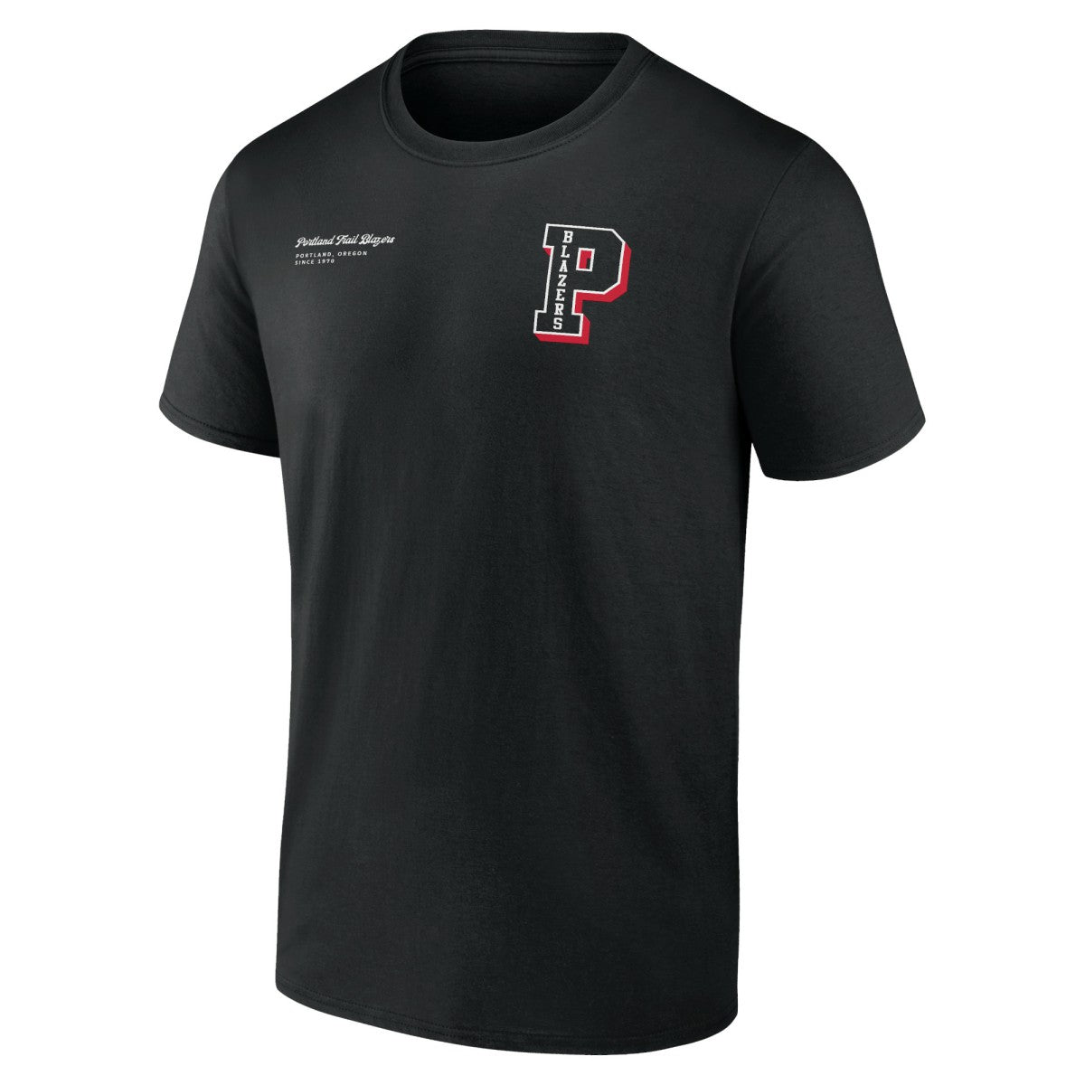 Portland Trail Blazers Split Zone T-Shirt - Black outlet