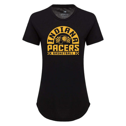 Indiana Pacers Sportiqe Women's Phoebe Super Soft Tri-Blend T-Shirt - Black on sale