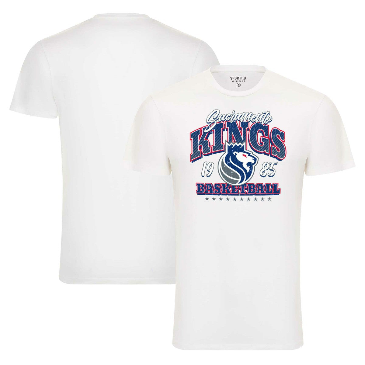 Sacramento Kings Sportiqe Unisex Bingham Super Soft T-Shirt - White cheap