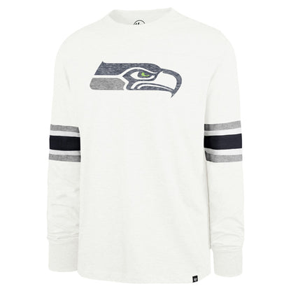 Seattle Seahawks '47 Gridiron Premier Brex Long Sleeve T-Shirt - White outlet