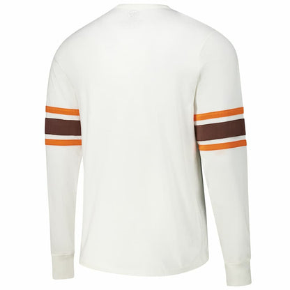 Cleveland Browns '47 Gridiron Throwback Premier Brex Long Sleeve T-Shirt - White outlet