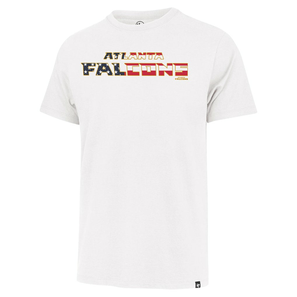 Atlanta Falcons '47 Flag Script Franklin T-Shirt - White discount