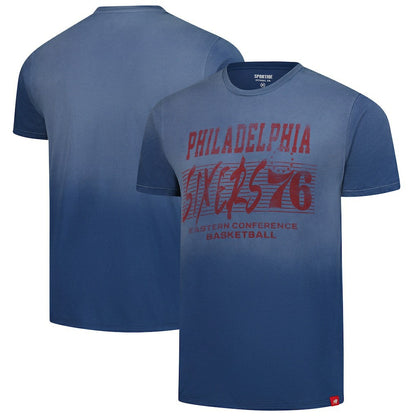 Philadelphia 76ers Sportiqe Unisex Bingham Sun-Fade T-Shirt - Royal online