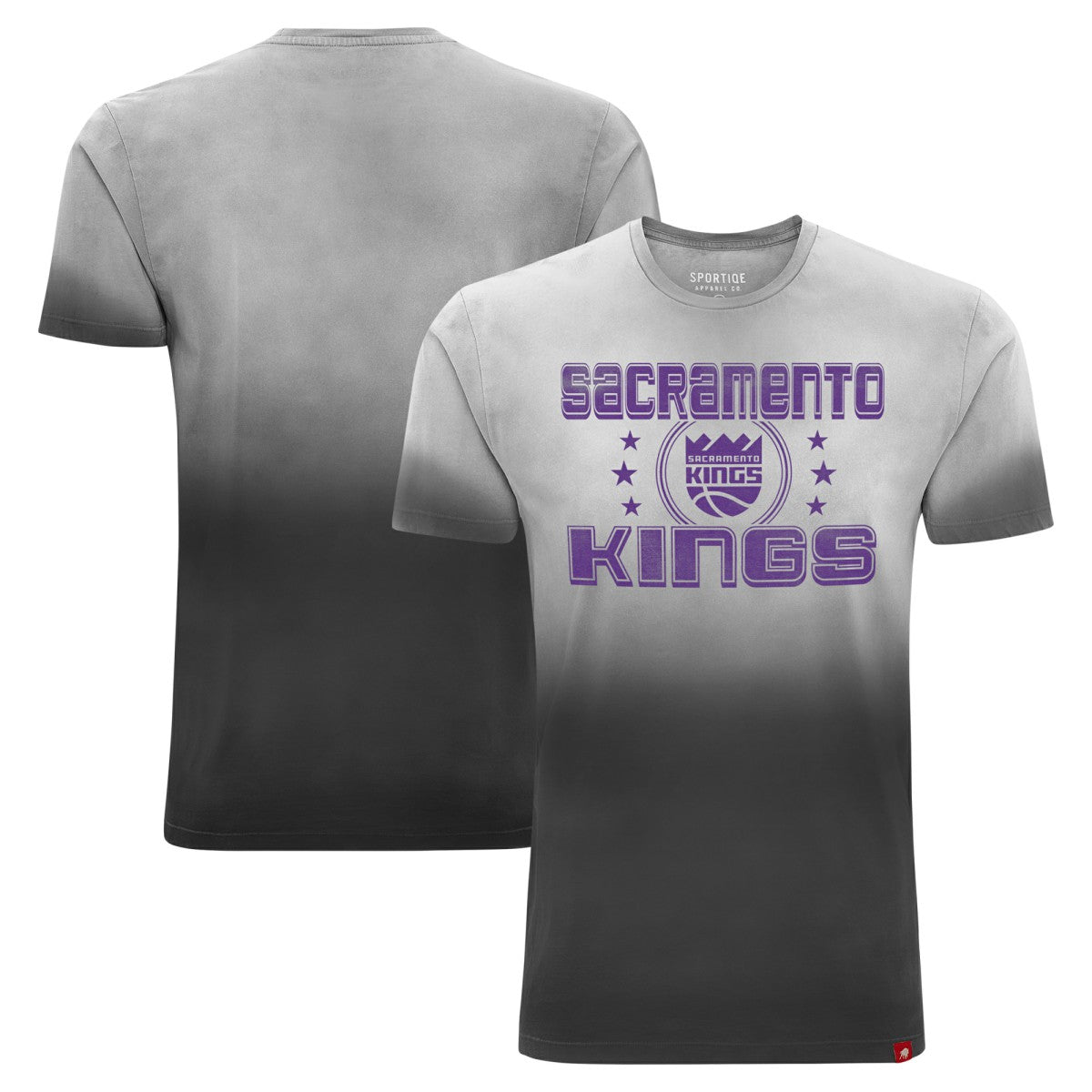 Sacramento Kings Sportiqe Unisex Bingham Sun-Fade T-Shirt - Black outlet
